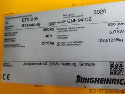 Jungheinrich ETV 216 9.4m/ 9761h