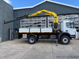 Mercedes-Benz Atego Atego 1725 4x4 Flatbed with Hyva HB120 Crane