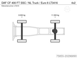 DAF CF 400 FT SSC / NL Truck / Euro 6