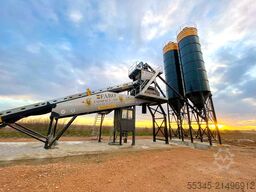 FABO Concrete Batching Plant 110 M3/H Compact Concrete Batching Plant