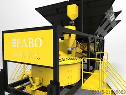 FABO Mobile Concrete Batching Plant 30 m3/h Mobile Concrete Batching Plant