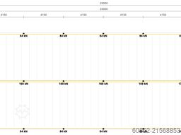 10x25m Lagerbühne , Belastung : 500kg/qm Unterkante: 3,0m , ca. 250qm Systembühne