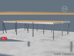 10x15m Lagerbühne , Belastung : 500kg/qm Unterkante: 3,0m , ca. 150qm Systembühne