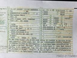 MERCEDES-BENZ Axor 1829 / E5 / ALU Kipper / Atlas Kran