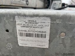 TEMARED CARKEEPER 4820/3 480x206cm KIPPBAR 3 Achsen 3,5t