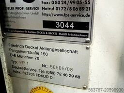 DECKEL FP 1-ÜBERHOLT+Teilapparat+Werkzeuge
