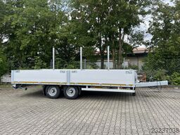 Möslein THT 11- G 6,2  Tandem Pritsche- Tieflader mit Rungentaschen