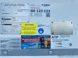 KRONE Wechselkoffer Heck Portaltüren