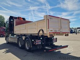 Scania 590S V8 NGS 6x4 - HIAB Multilift 24T + Box with...