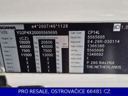 SCANIA P280 N323 4x2 E6 + ABROLLKIPP. + MANUAL