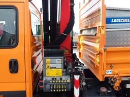 IVECO 70 C 18 DoKa/Kipper/Palfinger Kran/Greifer/2xAHK