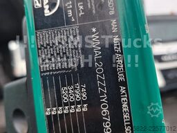 MAN 8.174 / E3 / Kipper Kran Greifer / 2X AHK