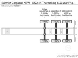 Schmitz Cargobull NEW - SKO 24 Thermoking SLXi 300 Frigo - Hooks/...