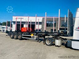 PAVIC Holzauflieger mit Schemel und Rungen