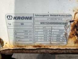 KRONE SD TAUTLINER, EDSCHA-VERDECK, BPW-ACHSEN,