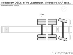 Nooteboom OSDS-41-03 Laadrampen, Verbreders, SAF assen, L...