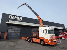 Scania R580 V8 R 580 LB 8x4 HMF 4020-K6 + JIB FJ 600-K4