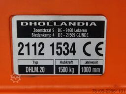 Volvo FL 210 Bakwagen + DHollandia 1500 kg