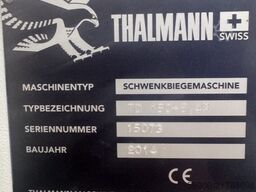 Thalmann Schwenkbiegemaschine