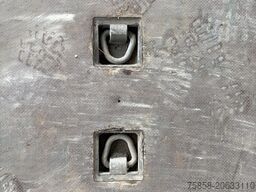 Wecon Plattform mittig+außen Zurringe verzinkt