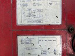Moffet M4 20.4 / Kooi Aap / Mitnahme Stapler / 2000 kg...