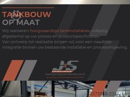 J&S process equipment Mengtanks op maat leverbaar