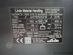 LINDE P 80 * NEW battery !!