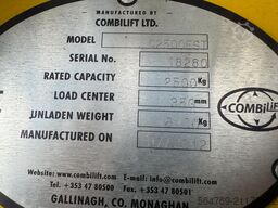 Combilift C2500 EST /Only 1451 hours/ Battery 81%