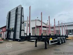 PAVIC Holzauflieger mit 8 Schemel und 16 Rungen Miete