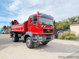 MAN TGM 18.290 4x4 Kipper KRAN 14m FUNK AHK