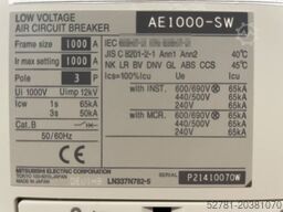 Mitsubishi Circuit breaker 1000A - AE1000-SW 3P - DPX-12648