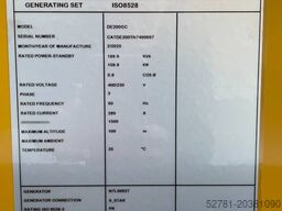 Caterpillar DE200GC - 200 kVA Stand-by Generator - DPX-18211