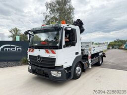 MERCEDES-BENZ Atego 818 Kipper KRAN 14m SEILWINDE FUNK AHK