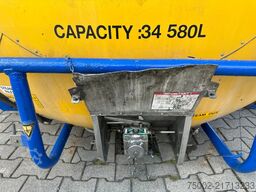 UBH INTERNATIONAL 34.580L / 1-comp. / 4 BAFFLES / 20FT swapbody /...