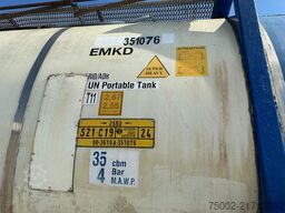 UBH INTERNATIONAL 34.580L / 1-comp. / 4 BAFFLES / 20FT swapbody /...