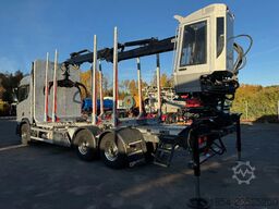 Scania R730 V8 6X4, Retarder, Timber-truck + Crane, 2020
