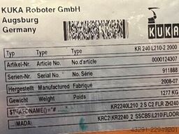 KUKA KR 240 L210-2 2000 inkl. 64961 Schrank