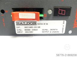 Baldor BSC1005-24-HR Servoantrieb INPUT 320VDC ID/No: 20707B SN: BDDBD22822