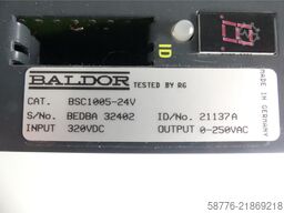 Baldor BSC1005-24V Servoantrieb INPUT 320VDC ID/No: 21137A SN: BEDBA32402