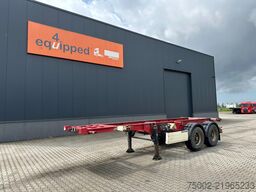 Krone 2-assig 20FT chassis / BPW + trommel / luchtver...