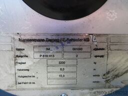 Demag P Hubwerk Hubwerk 3200KG 3,2to P616 H13 HUB 8m Kran 400V 50Hz