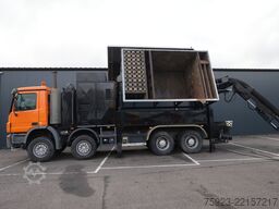 Mercedes-Benz ACTROS 4144 8X4 RSP 10M3 SAUGBAGGER SUCTION VACUUM