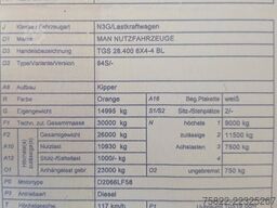 MAN TGS 28.400 / 6X4 + Lenkachse / E 5