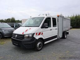 VOLKSWAGEN Crafter 55 Doka Kipper + Kran (Fa. Schoon) *AHK