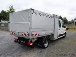 VOLKSWAGEN Crafter 55 Doka Kipper + Kran (Fa. Schoon) *AHK