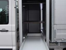 VOLKSWAGEN Crafter 55 Doka Kipper + Kran (Fa. Schoon) *AHK