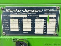MENKE-JANZEN 2.Stock Viehanhänger, Hubdach, Liftachse