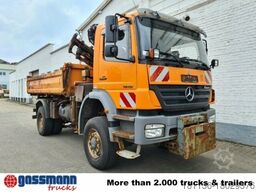 Mercedes-Benz Axor 1828 AK 4x4, Winterdienstausstattung, Kran