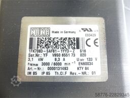 KUKA 1FK7083-5AF81-1YY3-Z S16 Servomotor SN: YFV950655173020