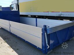 alga, Abrollcontainer, Pritsche, 13m³, Bordwände